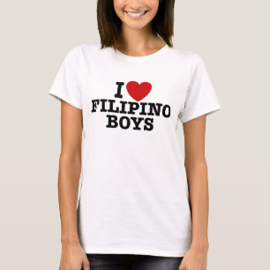 T-shirt J'aime les garçons philippins