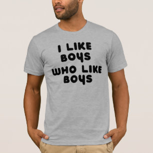 T-SHIRT J'AIME LES GARÇONS QUI AIMENT LES GARÇONS