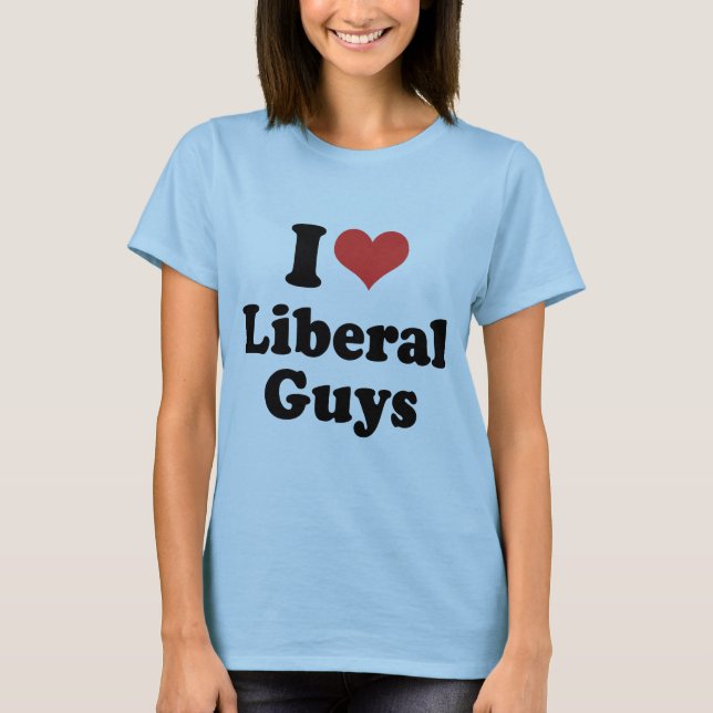 T-shirt J'AIME LES GARS LIBÉRAUX - .png (Devant)