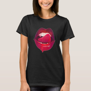 T-shirt J'aime les gens quand ils crient les crocs de vamp