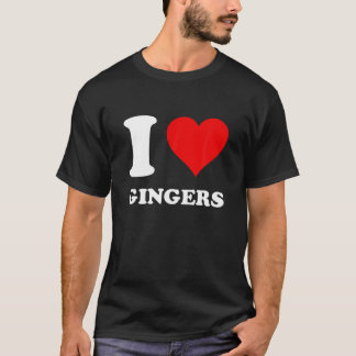 T-shirt J'Aime Les Gingers T Shirt