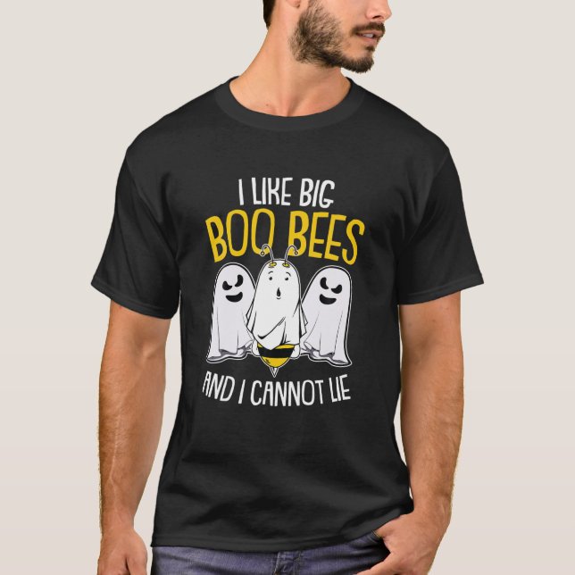 T-shirt J'Aime Les Grandes Abeilles Boo Lazy DO-IT-YOURSEL (Devant)
