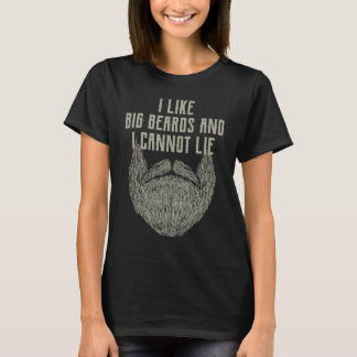 T-shirt J'aime les grandes barbes et je ne peux pas mentir