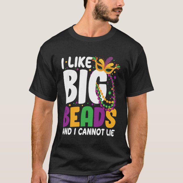T-shirt J'Aime Les Grandes Perles Et Je Ne Peux Pas Mentir (Devant)