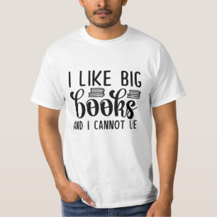 T-shirt J'Aime Les Grands Livres Et Je Ne Peux Pas Mentir