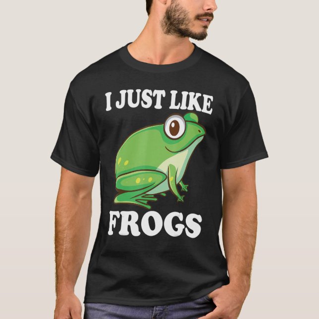 T-shirt J'Aime Les Grenouilles Costume De Grenouille Amphi (Devant)