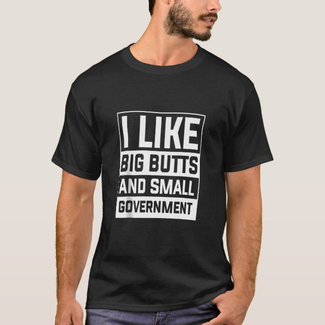 T-shirt J'Aime Les Gros Beurres Et Les Petites Femmes Gouv (Devant)