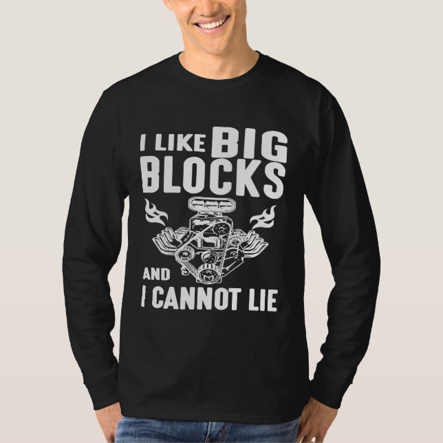 T-shirt J'Aime Les Gros Blocs Et Je Ne Peux Pas Maimer Le  (Devant)