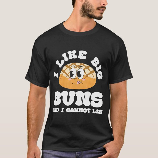 T-shirt J'Aime Les Gros Buns Et Ne Peux Pas Mentir Hamburg (Devant)