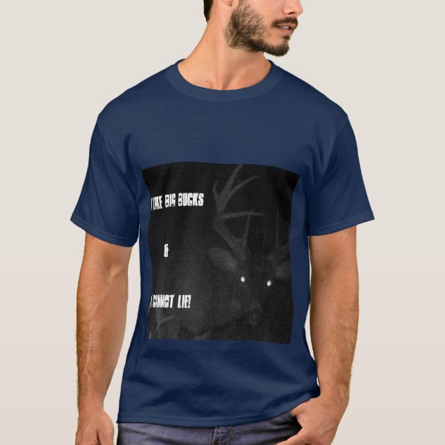 T-shirt J'aime les gros dollars et je ne peux pas mentir l (Devant)