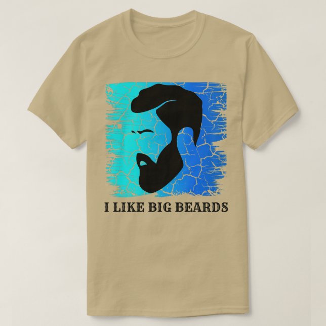 T-shirt J'aime les grosses barbes 24 (Design devant)