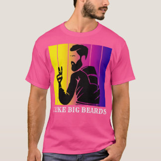 T-shirt J'aime les grosses barbes 4