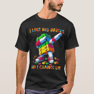 T-shirt J'aime les grosses briques et je ne peux pas menti