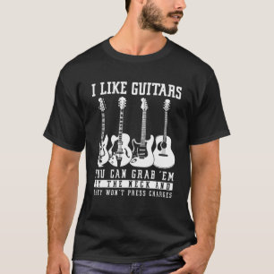 T-shirt J'Aime Les Guitares Drôle Pour Les Hommes, La Gui