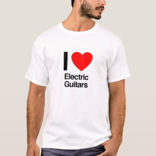 T-shirt j'aime les guitares électriques