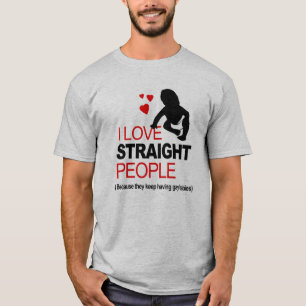 T-shirt J'aime les hétérosexuels