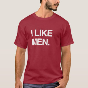 T-SHIRT J'AIME LES HOMMES