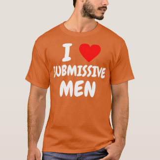 T-shirt j'aime les hommes soumis 1