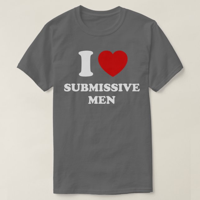 T-shirt J'Aime Les Hommes Soumissifs (Design devant)