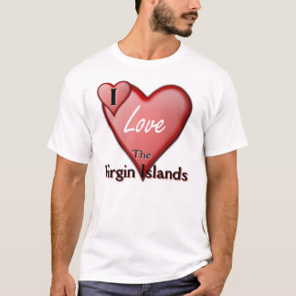 T-shirt J'aime les Îles Vierges