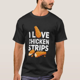 T-shirt J'aime les lanières de poulet