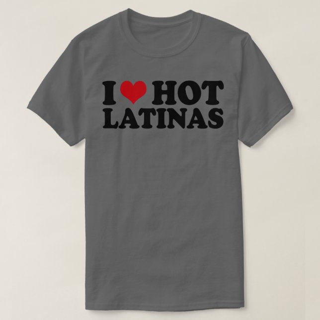 T-shirt J'aime les latinos (Design devant)