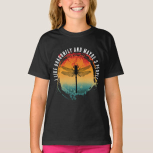T-SHIRT J'AIME LES LIBELLULES ET PEUT-ÊTRE 3 PERSONNES