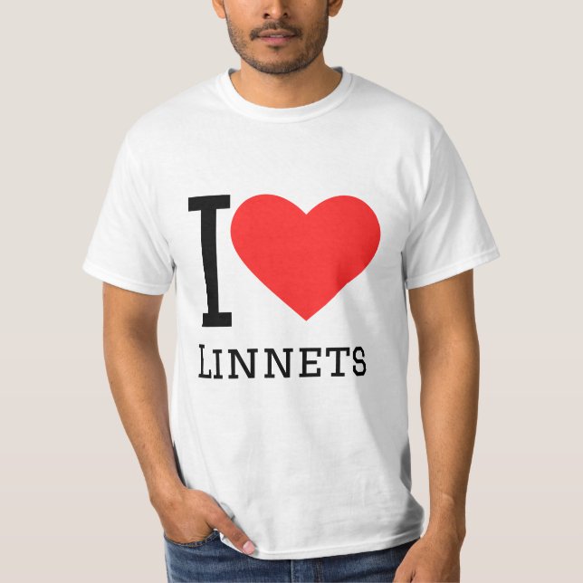 T-shirt J'aime les linnets (Devant)