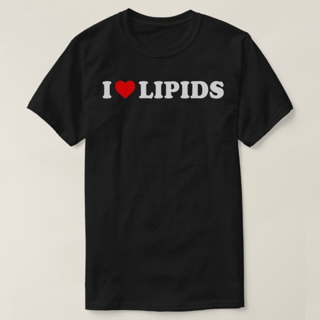 T-shirt J'aime les lipides (Design devant)