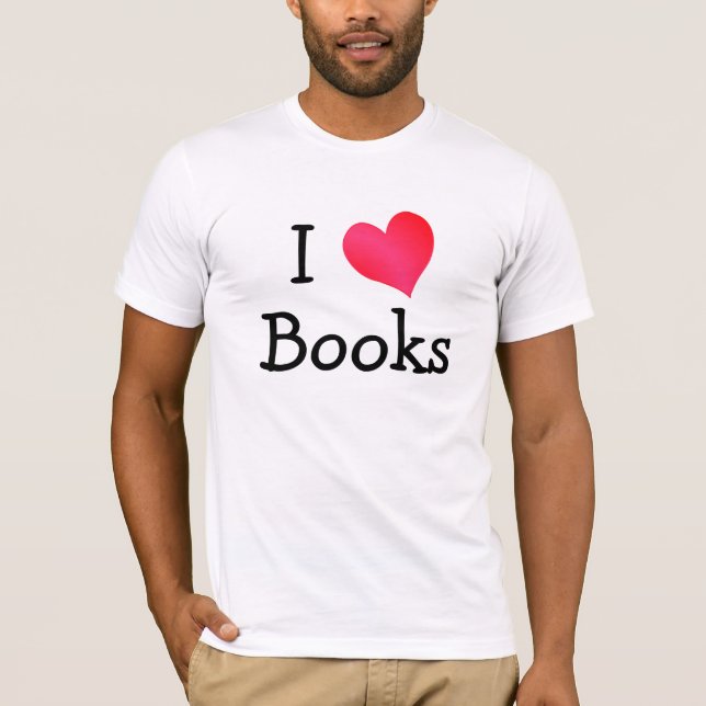 T-shirt J'aime les livres (Devant)