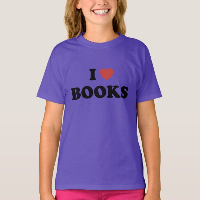 T-shirt J'aime les livres TEE (Devant)