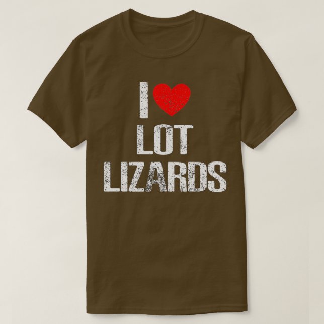 T-shirt J'Aime Les Lizards Lot (Design devant)