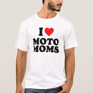 T-shirt j'aime les mamans moto