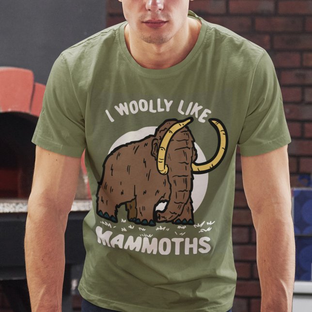 T-shirt J'Aime Les Mammoths Anniversaire Des Animaux Préhi (Créateur téléchargé)