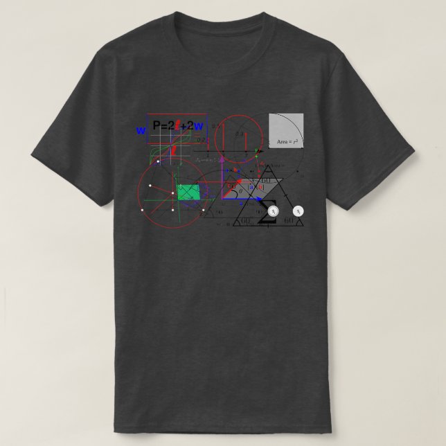 T-shirt J'aime les maths 2 2 (Design devant)