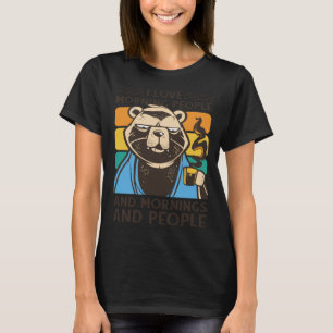 T-shirt J'aime les matins Bear Coffee