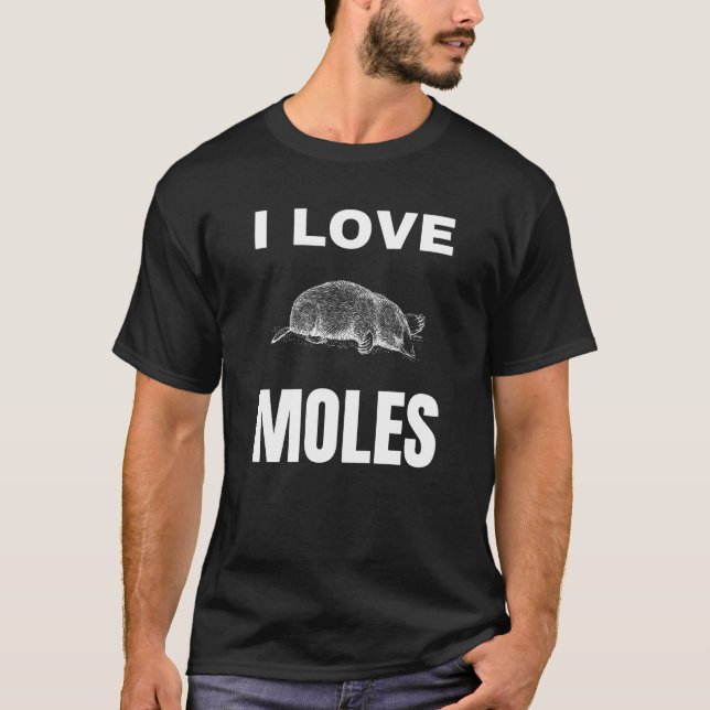 T-shirt J'aime les Moles (Devant)