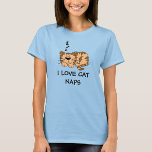 T-shirt J'Aime Les Naps De Chat
