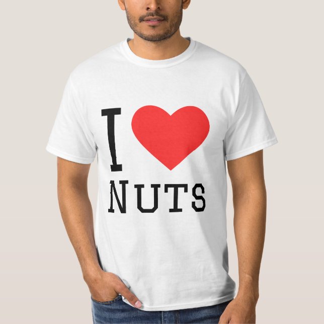 T-shirt J'aime les noix (Devant)