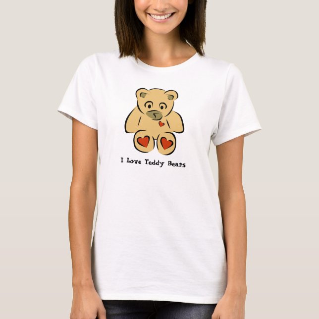T-shirt J'aime les Nounours (Devant)