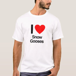 T-shirt j'aime les oies des neiges