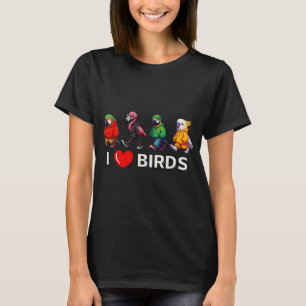 T-SHIRT J'AIME LES OISEAUX