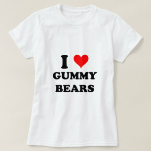 T-shirt J'aime les ours gommeux