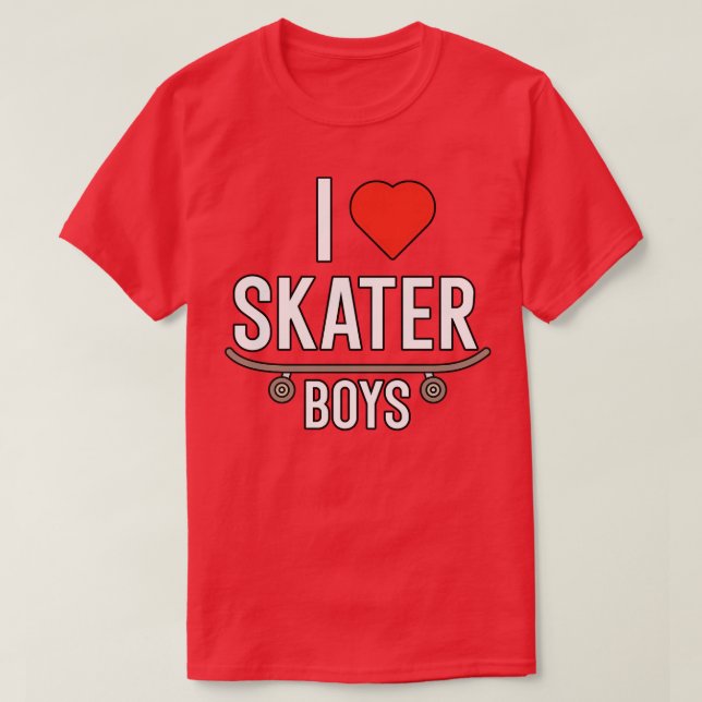 T-shirt J'aime les patineurs (Design devant)