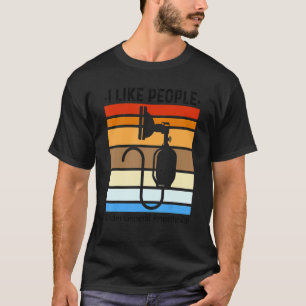 T-shirt J'aime les personnes sous anesthésie générale Anes