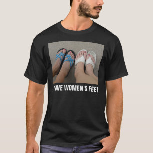 T-SHIRT J'AIME LES PIEDS DES FEMMES