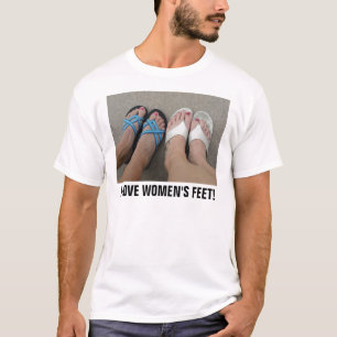 T-SHIRT J'AIME LES PIEDS DES FEMMES