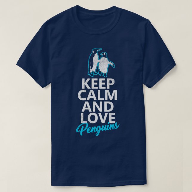 T-shirt J'aime les pingouins (Design devant)