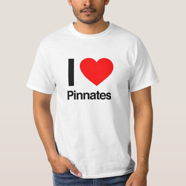 T-shirt j'aime les pinnates (Devant)
