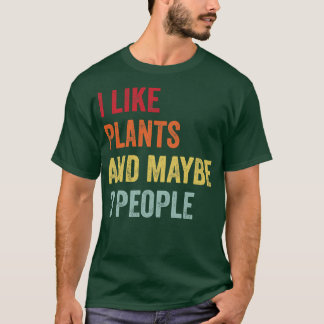 T-shirt J'Aime Les Plantes Peut-Être 3 Personnes